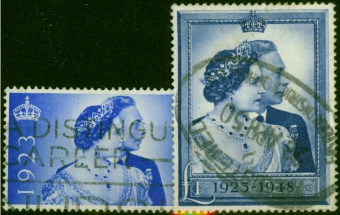 GB 1948 RSW Set of 2 SG493-494 Fine Used (2). King George VI (1936-1952) Used Stamps