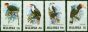 Malaysia 1983 Hornbills Set of 4 SG280-283 V.F MNH  Queen Elizabeth II (1952-2022) Old Stamps