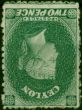 Ceylon 1864 2d Grey-Green SG50bw Wmk Inverted V.F & Fresh MM  Queen Victoria (1840-1901) Rare Stamps