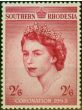 Rare Postage Stamp Southern Rhodesia 1953 Coronation 2s6d Carmine SG77 V.F MNH