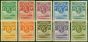 Old Postage Stamp from Basutoland 1933 Set of 10 SG1-10 Fine Mtd Mint