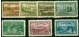 Canada 1946 Punctured OHMS Set of 7 SG0153-0159 V.F VLMM . King George VI (1936-1952) Mint Stamps