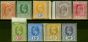 Collectible Postage Stamp from Ceylon 1903 Set of 9 to 30c SG265-273 Fine Mtd Mint