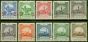 Collectible Postage Stamp from Transjordan 1952 Obligatory Tax set of 10 SGT334-T344 V.F Very Lightly Mtd Mint