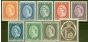 Collectible Postage Stamp from St Vincent 1964-765 set of 9 SG212-220 V.F Very Lightly Mtd Mint