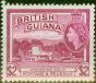 Old Postage Stamp British Guiana 1963 $2 Reddish Mauve SG365 V.F VLMM (2)