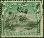 Old Postage Stamp North Borneo 1897 18c Black & Green SG110b P.15 Fine Used