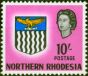 Collectible Postage Stamp from Northern Rhodesia 1963 10s Brt Magenta SG87 Fine Mtd Mint