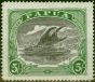 Collectible Postage Stamp from Papua 1916 5s Black & Dp Green SG104 Fine Mtd Mint