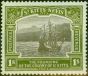 Valuable Postage Stamp St Kitts & Nevis 1923 1s Black & Sage-Green SG55 V.F MNH