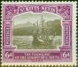 Old Postage Stamp St Kitts & Nevis 1923 6d Black & Bright Purple SG54 V.F LMM