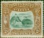 Valuable Postage Stamp St Lucia 1902 2d Green & Brown SG63 Fine MM (2)