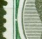 Valuable Postage Stamp from St Kitts  & Nevis 1950 1s Black & Green SG75cavar Break in Value Tablet & Inner Frame Circle at Left
