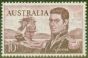 Rare Postage Stamp from Australia 1965 10s Dp Brown-Purple White Paper SG358a Fine MNH