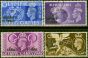 Collectible Postage Stamp Bahrain 1948 Olympic Games Set of 4 SG63-66 V.F.U