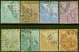 Collectible Postage Stamp from Cape of Good Hope 1893-98 Colour Change set of 8 SG61-68 Good Used