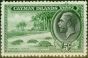 Collectible Postage Stamp Cayman Islands 1935 5s Green & Black SG106 Fine LMM