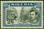Valuable Postage Stamp from Nigeria 1938 2s6d Black & Blue SG58 P.13 x 11.5 Fine Lightly Mtd Mint (2)