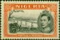 Collectible Postage Stamp from Nigeria 1938 5s Black & Orange SG59 P.13 x 11.5 Fine Mtd Mint
