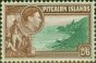 Collectible Postage Stamp from Pitcairn Islands 1940 2s6d Green & Brown SG8 V.F Very Lightly Mtd MInt