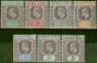 Valuable Postage Stamp Sierra Leone 1904 Set of 7 to 5d SG73-80 Ex 4d V.F VLMM