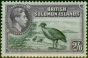 Collectible Postage Stamp Solomon Islands 1939 2s6d Black & Violet SG70 Fine LMM