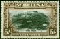 Rare Postage Stamp from St Helena 1934 5s Black & Chocolate SG122  'Madam Joseph Wood Type 340' Forged Cancel