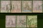 Valuable Postage Stamp Trinidad 1896 Set of 7 to 1s SG114-121 Good Used