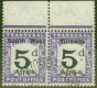 Collectible Postage Stamp from South West Africa 1927 5d Black & Violet SGD33 V.F.U