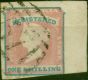 Valuable Postage Stamp Victoria 1854 1s (Registered) Rose-Pink & Blue SG34 3rd Ptg Position 10 Fine Used