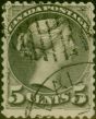 Collectible Postage Stamp from Canada 1876 5s Olive-Green SG85 V.F.U