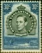 Valuable Postage Stamp from K.U.T 1938 30c Black & Dull Violet Blue SG141 Good Lightly Mtd Mint