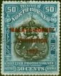 Collectible Postage Stamp North Borneo 1922 50c Steel Blue SG275 Fine Used
