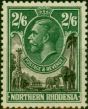 Rare Postage Stamp Northern Rhodesia 1925 2s6d Black & Green SG12 V.F VLMM