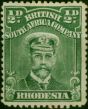 Rhodesia 1913 1/2d Dull Deep Green SG187 Fine MM  King George V (1910-1936) Valuable Stamps