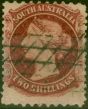 Old Postage Stamp from S.Australia 1872 2s Carmine SG110 Fine Used (4)