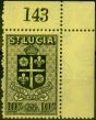 Collectible Postage Stamp from St. Lucia 1938 10s Black-Yellow SG138 Fine MNH