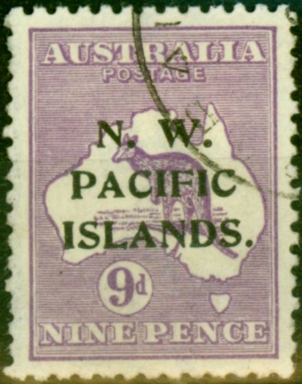 Collectible Postage Stamp from New Guinea 1919 9d Violet SG112 Very Fine Used