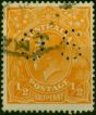 Australia 1918 1/2d Orange SG066 Fine Used . King George V (1910-1936) Used Stamps