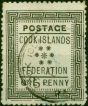 Cook Islands 1892 1d Black SG1 Fine Used  Queen Victoria (1840-1901) Old Stamps