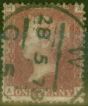 Valuable Postage Stamp from GB 1864 1d Rose-Red SG43 PL 205 Fine Used CDS
