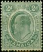 Collectible Postage Stamp Jamaica 1911 2d Grey SG57 V.F VLMM