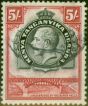 Valuable Postage Stamp from KUT 1935 5s Black & Carmine SG121 Good Used