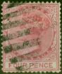 Old Postage Stamp Lagos 1876 4d Carmine SG14 Fine Used (2)