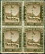 Collectible Postage Stamp Newfoundland 1933 15c Chocolate SG229 V.F MNH Block of 4