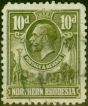Valuable Postage Stamp Northern Rhodesia 1925 10d Olive-Green SG9 Fine Used