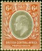 Valuable Postage Stamp from Nyasaland 1967 6d Grey & Reddish Buff SG71 Fine Lightly Mtd Mint
