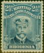 Collectible Postage Stamp from Rhodesia 1913 2 1/2d Cobalt SG200 Good Mtd Mint