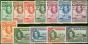 Old Postage Stamp from Gold Coast 1938-40 Line Perf 12 Set of 12 SG120-132 Fine Mtd Mint  CV £359