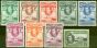 Collectible Postage Stamp from Gold Coast 1938 Set of 9 to 1s SG120-128 P.12 Fine LMM CV £170